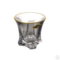 Набор стаканов для виски 320 мл Cooper 320 мл серый с золотом Aurum Crystal Чехия 57451_9708293