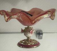 Фруктовница Д- ,В- Mirtillo,(муранское стекло) White Crystal Италия 66867_9709295