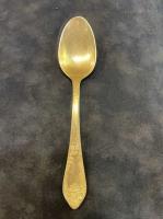Ложка десертная  мельхиоровая 1шт винтажная._6100697