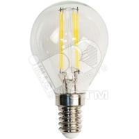 Лампа светодиодная LED 5вт Е14 теплый шар FILAMENT 4320615 25578_2800386