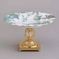 ФРУКТОВНИЦА НА НОЖКЕ 31*31*19 см фарфор/металл 46-1386_8414800