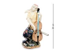 JP-37/ 9 Статуэтка девушка ''Волшебная виолончель'' В-20см Pavone Италия 106192_7802669