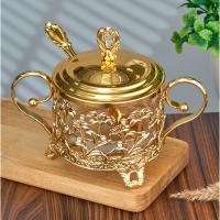 BC-91077/PG  Сахарница с ложкой 200 мл 15*9,5*13 см_6901982