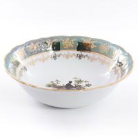 2001 Фредерика Охота Зеленая  Салатник 23 см  Карлсбад (Carlsbad) - Чехия 38315_9706011