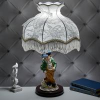 M-QP-81225L  Лампа с фарфоровой статуэткой 