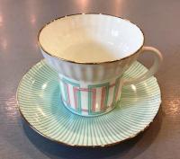 Чайная пара 155 мл ф-ма Волна рис.Геометрия 4 кост.фарф. 81.27010.00.1 ИФЗ_1600769