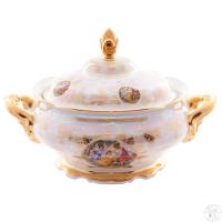 Мадонна перламутр Супник 2,5 л   Квинс Корона (Queens Crown) Чехия 49277_9709322