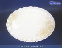 Н 1002000 Магнолия Крем блюдо ов.28см  17198  HATORI (Freydis) Австрия_3203447