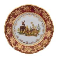 Охота красная Мария-тереза тарелка 17 см (2 шт), Repast Чехия 57582_9709186