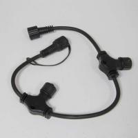 DL-70001 Разветвитель 3-х лучевой (внутри помещения и уличный), черный провод, 50см_6901872