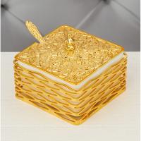 M-BC-238831  Сахарница с ложечкой, 10*10*8,5 см._6902029