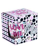 Кружка JEWEL Love 360 мл (фарфор) A00 ПС0064-40_9200271 Кружка JEWEL Love 360 мл (фарфор) A00 ПС0064-40_9200271