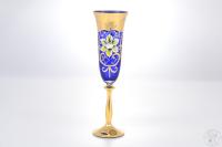 40600/Jitka/190 Анжела фужер для шампанского 190мл.(6шт) Лепка синяя Богемия Чехия 36468_9706761 40600/Jitka/190 Анжела фужер для шампанского 190мл.(6шт) Лепка синяя Богемия Чехия 36468_9706761