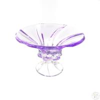 Фруктовница 30см на ножке Oklahoma (Оклахома) аметист Aurum Crystal Чехия 48830_9708277 Фруктовница 30см на ножке Oklahoma (Оклахома) аметист Aurum Crystal Чехия 48830_9708277