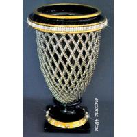 30-060 Ваза черная 40см Lenardi  Фарфор