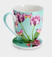 Кружка  400 мл с подставкой 