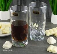 Стакан для воды Style prestige Палермо платина, 360 мл, хрустальное стекло, 1шт. Италия 45478_970922