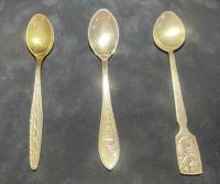 Ложка чайная мельхиор винтаж в ассорт._6100724