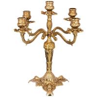 КАНДЕЛЯБР ПЯТИРОЖКОВЫЙ  29х29СМ В 32СМ ALBERTI LIVIO Италия 646-101_8413662 КАНДЕЛЯБР ПЯТИРОЖКОВЫЙ  29х29СМ В 32СМ ALBERTI LIVIO Италия 646-101_8413662