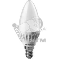 Лампа светодиодная LED 6вт E14 теплый матовая свеча ОНЛАЙТ Navigator 1406215 1406215_2800393