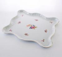 Поднос прямоугольный 45*37см  Цветочный мотив Dubi Чехия 48294_9708939 Поднос прямоугольный 45*37см  Цветочный мотив Dubi Чехия 48294_9708939