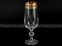 40149/43081/180 Клавдия  бокал для шампанского 180мл (6шт)Богемия Чехия_3301523
