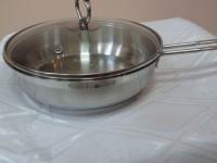 КО/8 Сковорода 24 нерж стекл крышка КО/8															_9500416