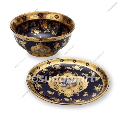 Набор из двух предметов: блюдо 26 см и салатник 22 см  Влюбленная пара, Royal Classics 67141_9709467