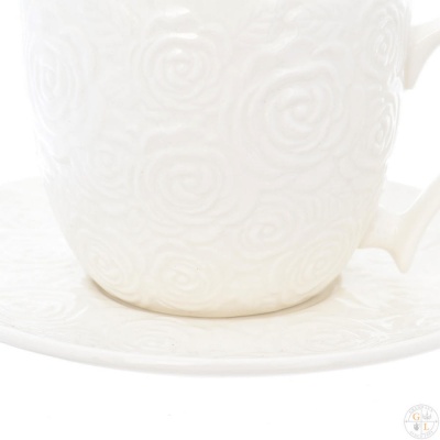 Набор чайных пар Белые розы (2 шт), QWA04256-2 Royal Classics  46465_9708315