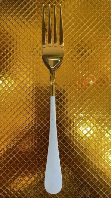 Вилка столовая  Repast  белая