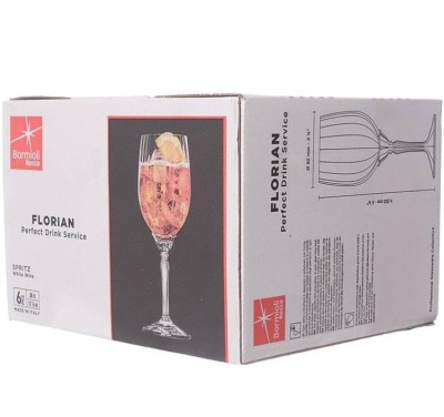 Florian бокал для красного вина 380 мл (6шт) /Без декора/ Bormioli Rocco Италия 66694_9709517