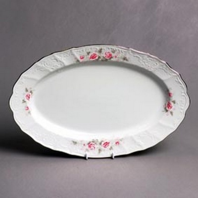 5396021 Бледная роза блюдо овальное 39 см ЛЕФ1243_3200337