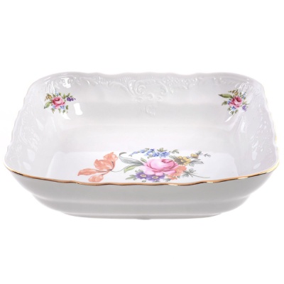 5309 Бернадотт салатник 16см квадратный 