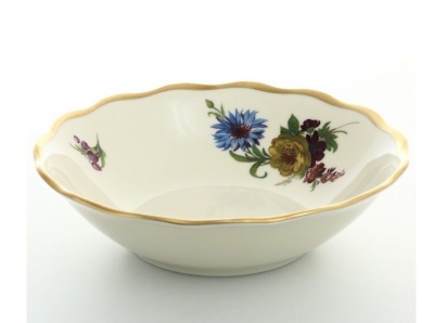 Салатник 16 см Аляска Цветочный букет Слоновая кость  Sterne porcelan Чехия 35668_9708910