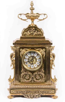 Часы бронзовые арт. 7183  В-52см Ш-28см ARCOBRONZE Lda (Португалия)_7400326