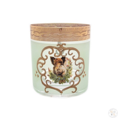 Набор стаканов для виски 250мл Охота зеленая (6 шт)   Чехия 39596_9705773