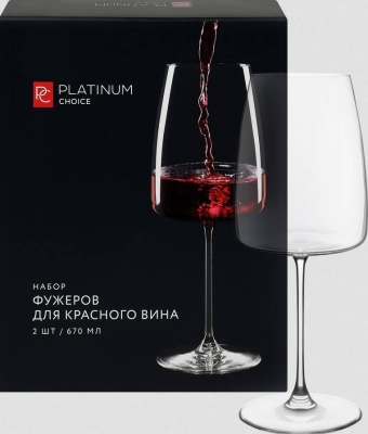 PLATINUM CHOICE фужер для красного вина 670 мл  (2шт) Rona Словакия 65986_9709366