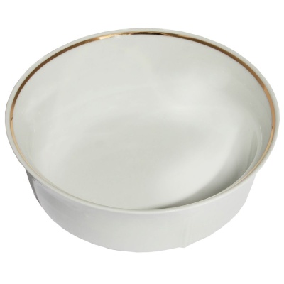 B014 Камелия салатник с высоким бортом 17см декор 