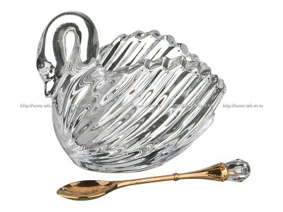 ИКОРНИЦА 11,5*6,5*9,5 СМ. + ЛОЖКА МЕТАЛЛИЧЕСКАЯ 355-230_8400010