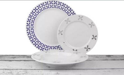 Набор тарелок FOLK FUSION 6/18 пр.(19,22,26см) CMIELOW Польша 73693_7600706