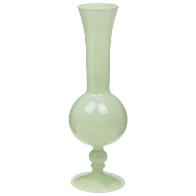 Ваза (стекло), D8xH23 см, (H-23, D-8, Светло-зеленый)_4600346