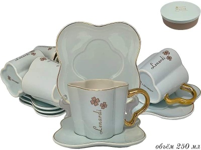 106-099/6 Чайная пара 250 мл  Фарфор_5000682