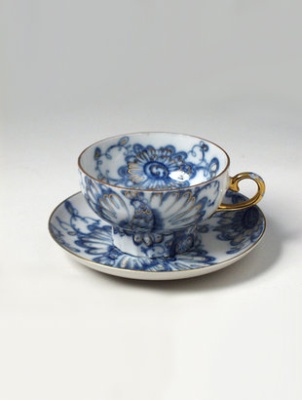 Чашка с блюдцем Шатровая Поющий сад  81.10298.00.1 (ЛФЗ)_1600317