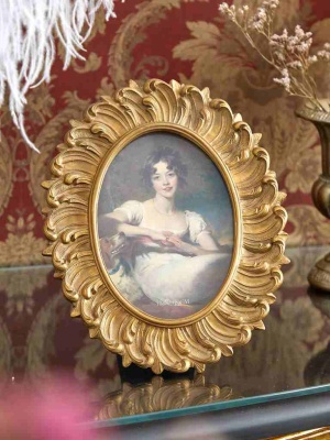 28-529 Фоторамка настольная, под старину 21x2x26см (13х18см) Glasar_8700046