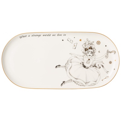 БЛЮДО ОВАЛЬНОЕ Страна Чудес 