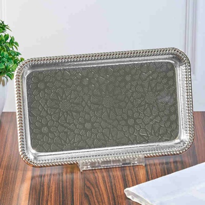 M-JS-062521  Поднос металлический, 27,5х16,5х2 см._6902065