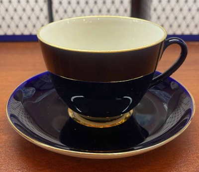 Чайная пара 250 мл ф. Весенняя рис. Ночка  81.11155.00.1 (ЛФЗ)_1600734