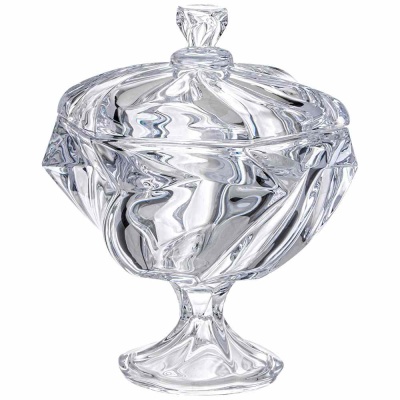 КОНФЕТНИЦА С КРЫШКОЙ НА НОЖКЕ 