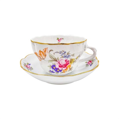 Чайная пара 450 мл  Полевой цветок Dubi Чехия 67051_9709214