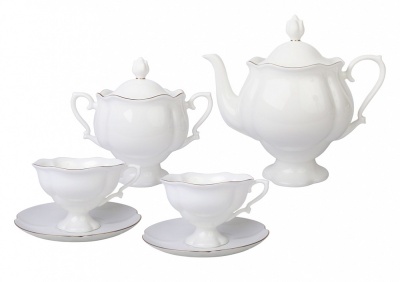 Чайный сервиз 6/20 форм.  Наташа рис. Золотая лента 81.20920.00.1 ЛФЗ_1600663